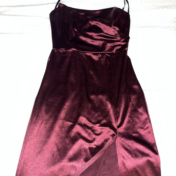 Windsor no strap dress burgundy/maroon worn once perfect condition size S OBO - Picture 4 of 7